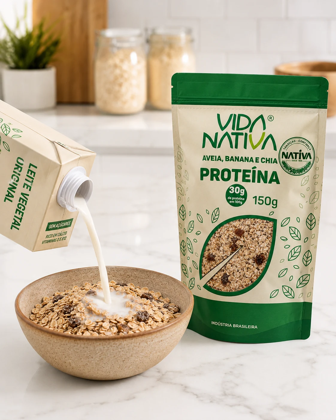 Linha Aveia com Proteína