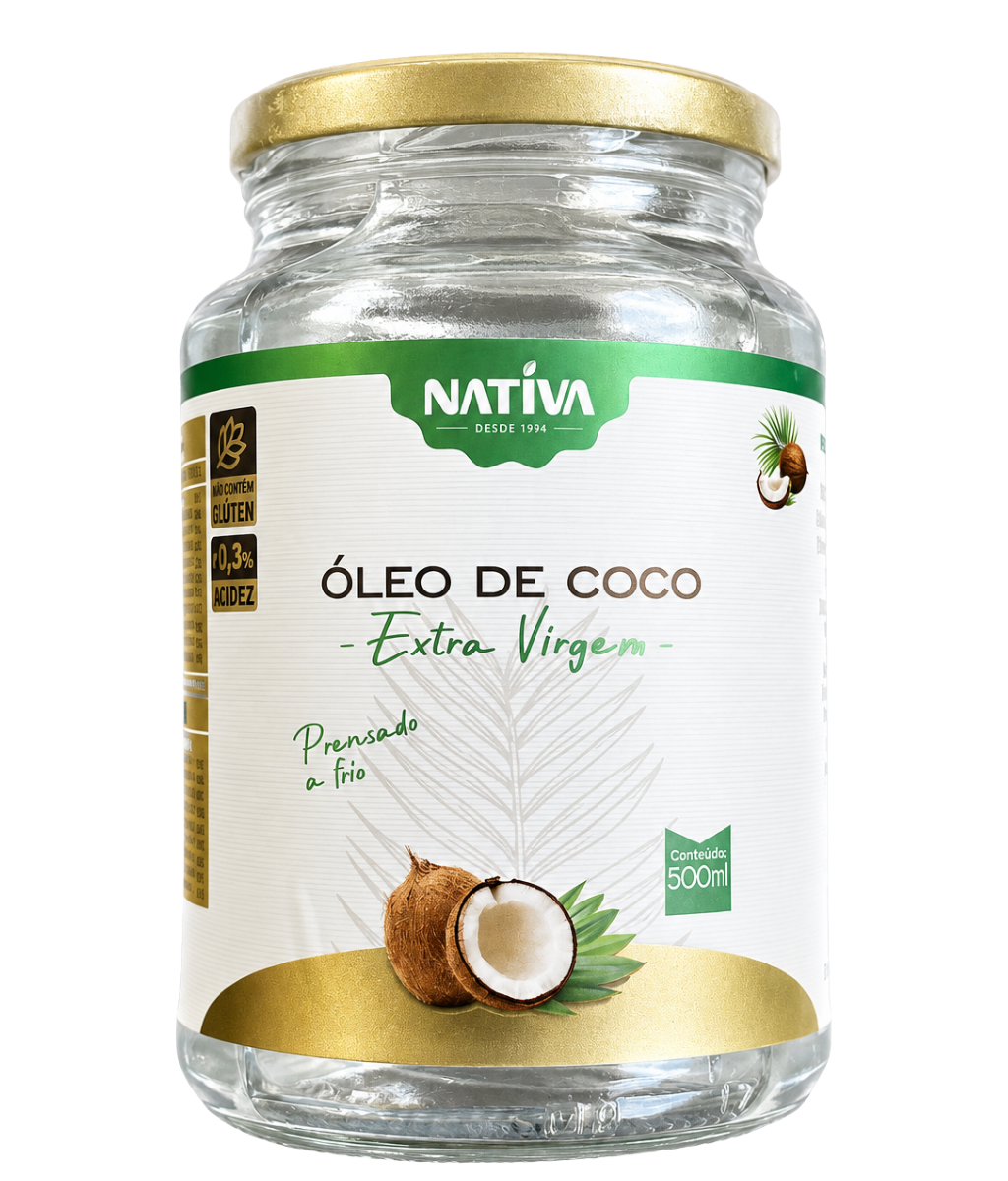 Óleo de Coco Extra Virgem 500ml